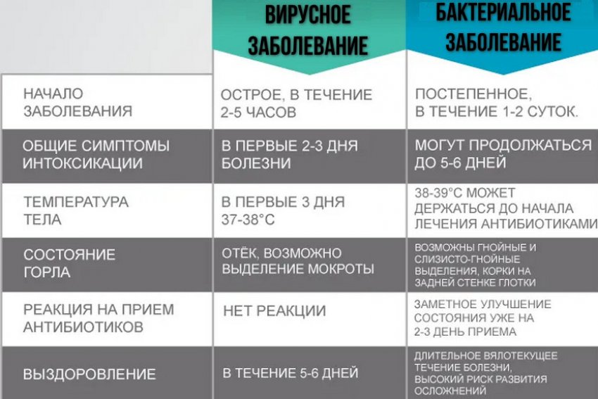 Как распознать вирусную и бактериальную инфекцию: основные отличия